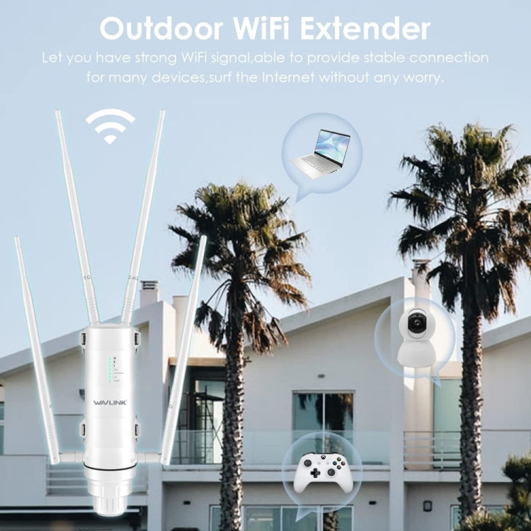 WAVLINK WN572HP3 AC1200 Dual Band Weatherproof Wireless Router Outdoor WiFi Extender, US Plug, EU Plug, UK Plug, AU Plug WAVLINK WN572HP3 AC1200 Dual Band Weatherproof Wireless Router Outdoor WiFi Extender, US Plug, EU Plug, UK Plug, AU Plug